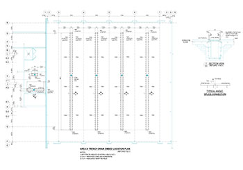 ROUTHING TRENCH PLAN DETAILS